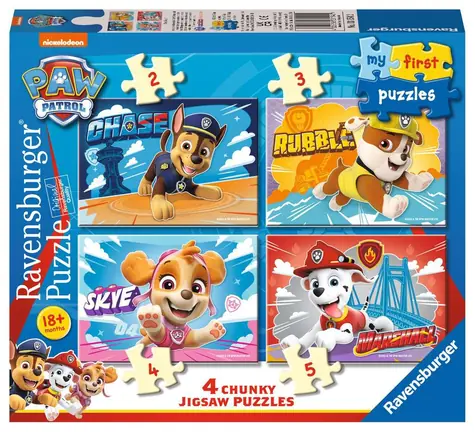 Ravensburger Mein erstes Puzzle Paw Patrol 2/3/4/5 Teile / ab 18 Monaten 