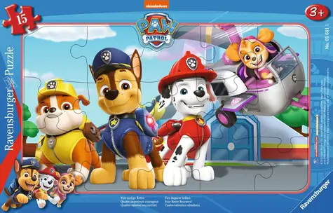 Ravensburger Paw Patrol: Vier tapfere Verteidiger - 15 Teile / ab 3 Jahren 