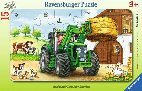 Ravensburger Ackerschlepper / 15 Teile / ab 3 Jahren 