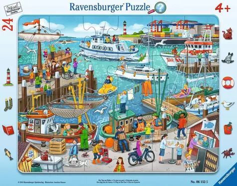 Ravensburger Ein Tag am Hafen / 24 Teile / ab 4 Jahren 
