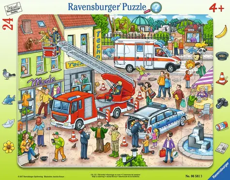 Ravensburger Feuerwehrmänner und Polizisten - 24 Teile / ab 4 Jahren 