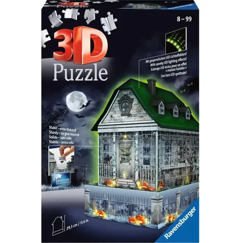 Ravensburger 3D-Puzzle Haunted House (Night Edition) / 216 Teile / ab: 5 Jahren