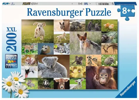 Ravensburger Collage aus Tierbabys / 200 Teile / Ab: 6 Jahre