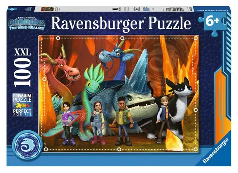 Ravensburger How to Train Your Dragon Die neun Reiche / 100 Teile / ab: 6 Jahren