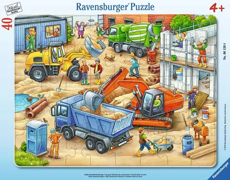Ravensburger Große Bauwagen / 40 Teile / ab 4 Jahren 