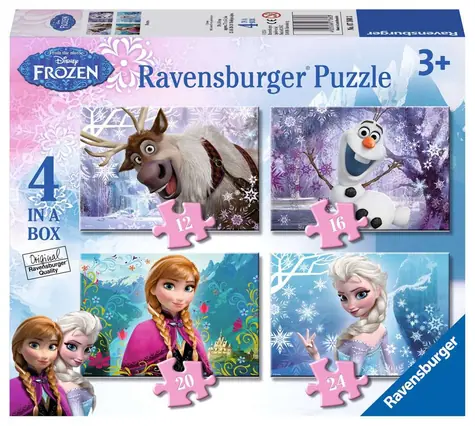 Ravensburger Disney: Frozen 2 4 in 1 - 12+16+20+24 Teile / ab 3 Jahren 