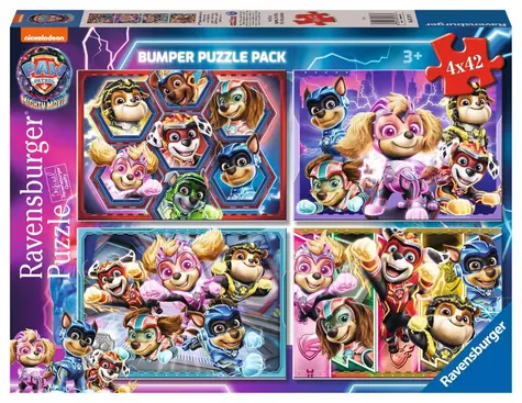 Ravensburger Paw Patrol im Spielfilm - 4x42 Teile / ab 4 Jahren 