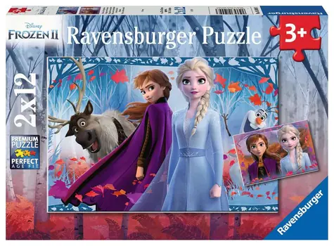 Ravensburger Disney: Eiskönigreich 2 - 2x12 Teile / ab 3 Jahren 