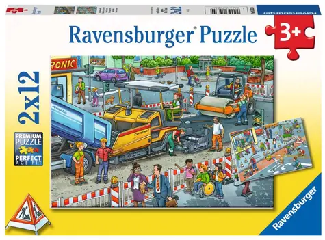 Ravensburger Bauarbeiten - 2x12 Teile / ab 3 Jahren 