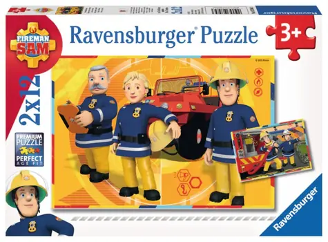 Ravensburger Feuerwehrmann Sam - 2x12 Teile / ab 3 Jahren 