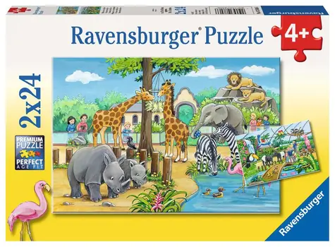 Ravensburger Wildtiere / 2x24 Stück / ab 4 Jahren 