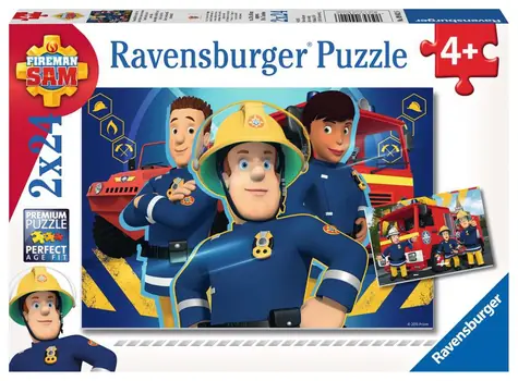 Ravensburger Feuerwehrmann Sam - 2x24 Teile / ab 4 Jahren 