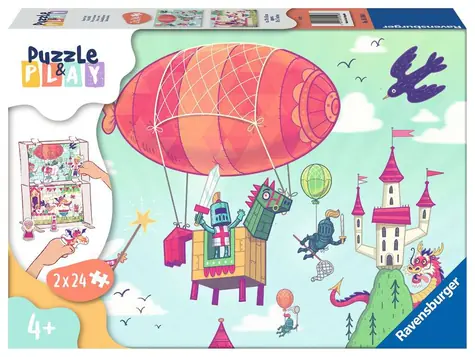 Ravensburger Puzzle & Play Royal Grill / 2x24 Teile / ab 4 Jahren 