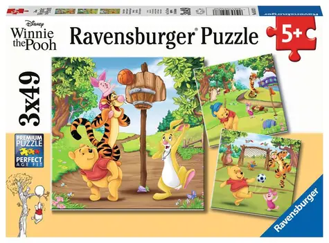 Ravensburger Disney: Winnie the Pooh: Sporttag / 3x49 Teile / ab 5 Jahren 