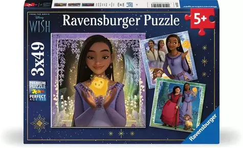 Ravensburger Disney: Wish - 3x49 Teile / ab 5 Jahren 