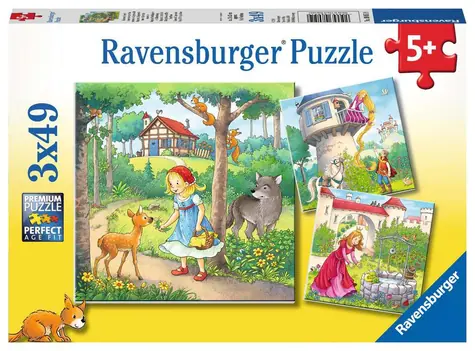 Ravensburger Rotkäppchen / 3x49 Teile / ab 5 Jahren 