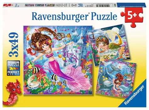 Ravensburger Meerjungfrauen - 3x49 Teile / ab 5 Jahren 