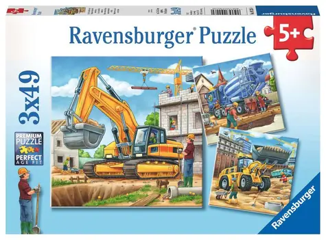 Ravensburger Großmaschinen / 3x49 Teile / ab 5 Jahren 