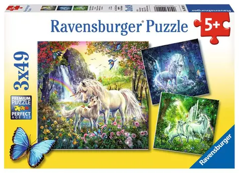 Ravensburger Wunderschöne Einhörner / 3x49 Stück / ab 5 Jahren 