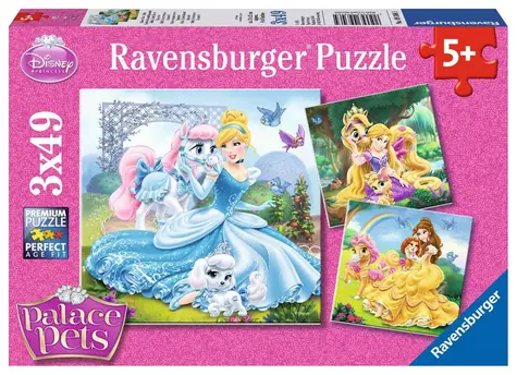 Ravensburger Disney: Belle, Cinderella und Locika / 3x49 Teile / ab 5 Jahren 
