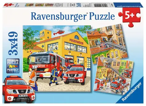 Ravensburger Feuerwehrleute - 3x49 Teile / ab 5 Jahren 