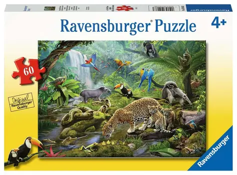 Ravensburger Bewohner des Regenwaldes / 60 Teile / ab 4 Jahren 