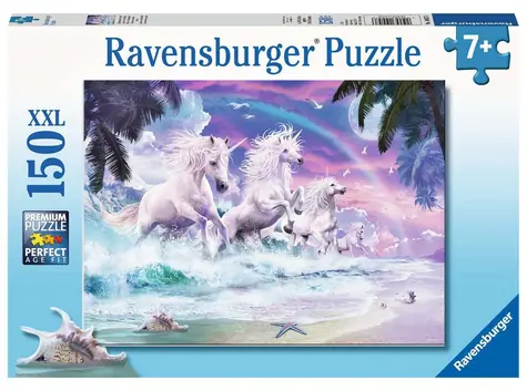 Ravensburger Einhorn am Strand / 150 Teile / ab 7 Jahren 