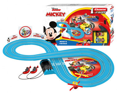 Carrera 63045 FIRST Mickey´s Fun Race / Autostrecke / Rundkurslänge 2,4 m / ab 3 Jahren