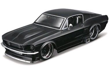 Maisto - Montagelinie 1967 Ford Mustang GT schwarz / Maßstab 1:24 / ab 3 Jahren