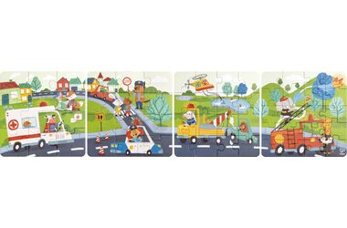 Hape Puzzle - Rettungsfahrzeuge / ab 3 Jahren