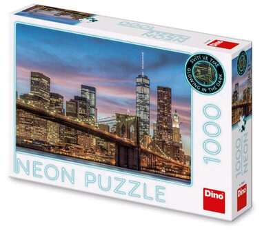 Dino Puzzle New York neon / 1000 Teile / ab 15 Jahren