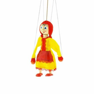 Tschechisch Holzspielzeug Holzpuppen - Mädchen / ab 3 Jahren