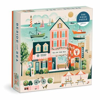 Galison Puzzle Bistro by the Sea / 500 Teile / ab 8 Jahren