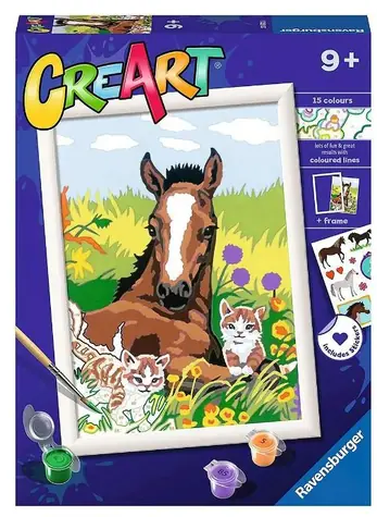 Ravensburger CreArt Pferd und Kätzchen / ab 9 Jahren