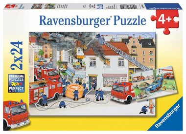 Ravensburger Für Feuerwehrleute / 2x24 Teile / ab 4 Jahren