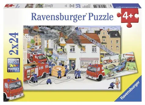 Ravensburger Für Feuerwehrleute / 2x24 Teile / ab 4 Jahren