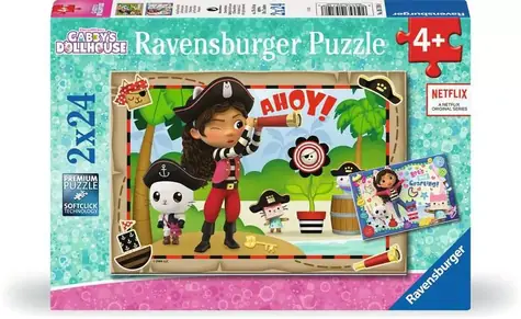 Ravensburger Gabby's Dollhouse - 2x24 Teile / ab 4 Jahren