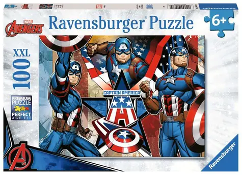 Ravensburger MARVEL: Captain America / 100 Teile / ab 6 Jahren