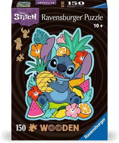 Ravensburger Disney Holzpuzzle: Stitch / 150 Teile / ab 10 Jahren