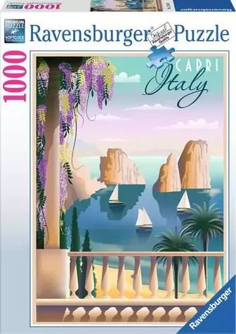 Ravensburger Postkarte aus Capri / 1000 Stück / ab 14 Jahren