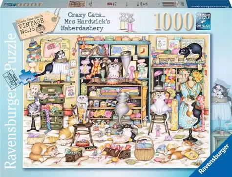 Ravensburger Verspieltes Katzenspielzeug aus Kurzwaren / 1000 Stück / ab 14 Jahren