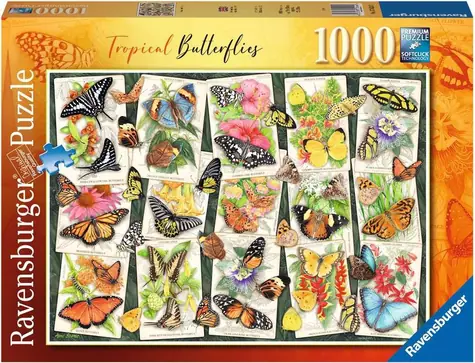 Ravensburger Tropische Schmetterlinge / 1000 Stück / ab 14 Jahren