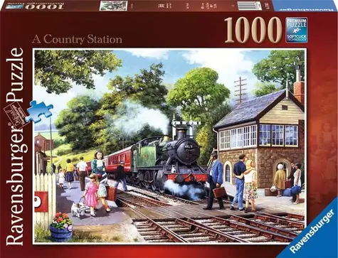 Ravensburger Bahnhaltestelle im Grünen / 1000 Teile / ab 14 Jahren