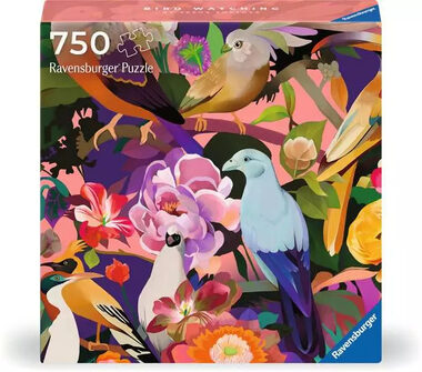 Ravensburger Art & Soul: Bunte Vögel und Blumen / 750 Teile / ab 14 Jahren