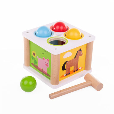 Bigjigs Baby Holzhammer Farm / ab 12 Monaten