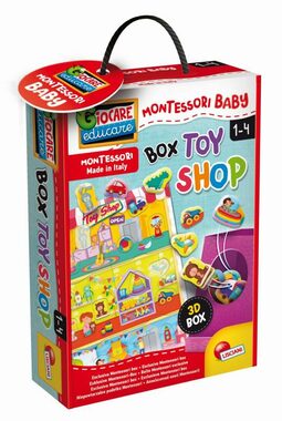Liscianigioch Montessori Babybox - Spielzeugeinsatz / ab 1 Jahr