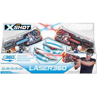Zuru X-Shot Laser 360 Set 2tlg / Kinderpistole / Laser / ab 8 Jahren