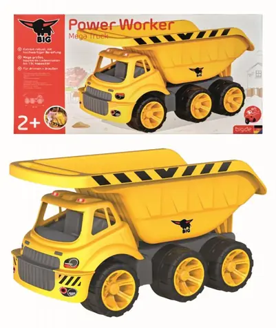 Big Power Worker 54820 Mega Kipper 65 cm gelb / ab 2 Jahren