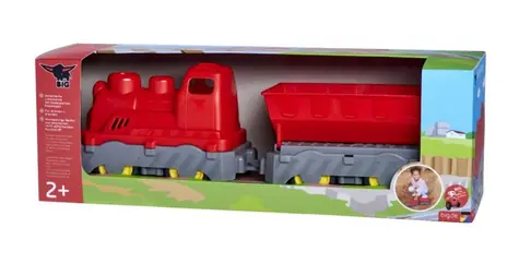 Big Power Worker 55784 Minizug mit Waggon 45 cm rot / ab 2 Jahren