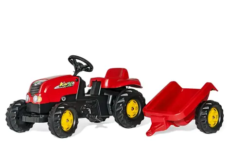 Rollytoys Rolly Kid Trettraktor mit Seitenwand - rot / ab 3 Jahren 